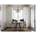 thumbnail image 2 of Oaks Aura 15.5/20"  5-Light Farmhouse Kitchen Island Chandelier Wood Cage Pendant 15.8" - Distressed White, 2 of 4