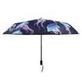 thumbnail image 2 of Glow Jellyfish Compact Sun Umbrella Windproof Travel Umbrellas for Rain Strong Portable UV Protection, 2 of 8