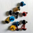 thumbnail image 6 of Kaola 100 Pcs 8-20mm Plastic Safety Eyes for Teddy Bear Doll Animal Puppet Craft DIY, 6 of 10