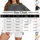 thumbnail image 4 of Camiseta para mujer,Sudadera de manga larga sin capucha para mujer, cuello redondo, informal, mezcla de poliéster y elastano, cómoda para usar en casa, sopatenor, 4 of 9