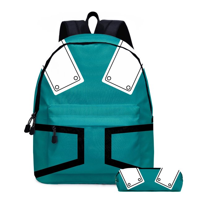 Set de mochilas My Hero Academia Midoriya Izuku, mochila escolar