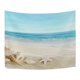 thumbnail image 2 of ABPHQTO Tapiz tropical de concha de arena de playa, decoración para colgar en la pared, decoración del hogar, sala de estar, dormitorio, 150x225 cm, 2 of 4
