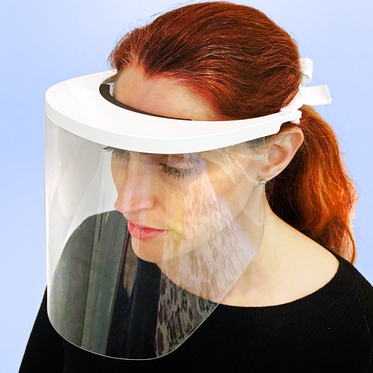 New Premium Protective Face Shield with 180 degree Protection, 4-PACK