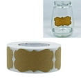 thumbnail image 2 of EIGTHTAIL 300 Pcs Kraft Paper Stickers Packaging Sealing Labels Adhesive Stickers Gift Tag Stickers Glass Bottle Labels Mason Jars Candle Containers, 2 of 7
