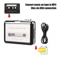 thumbnail image 4 of Reproductor de Cassette Convertidor de Cassette a MP3 USB, convertidor de Cinta USB portátil a Captura de MP3 Reproductor de música de Audio estéreo Reproductor de Cassette Higoodz Accesorios Electrónicos, 4 of 7