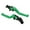 green, variant on Motorcycle Brake Handle Brake Clutch Lever Motorcycle Alloy 10mm Brake Levers Motorcycle Accessories Compatible for Honda Shadow CB400 CBR250 RABS 300R and CB300F Green