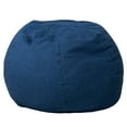 thumbnail image 2 of Emma + Oliver Small Denim Refillable Bean Bag Chair for Kids and Teens, 2 of 10