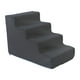 thumbnail image 5 of Escaleras para mascotas, escaleras para perros, rampa para perros, escalera multiusos, antideslizante, lavable a máquina, funda para cama, sofá, silla , 4 pasos gris oscu 4 Pasos Gris Oscuro, 5 of 8