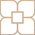 thumbnail image 5 of 78 3/4"W x 78 3/4"H x 3/8"T King Size Olivia Decorative Fretwork Wood Ceiling Panels, Hickory, 5 of 10