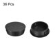 thumbnail image 3 of 1-11/64" Plástico Agujero Tapones, 36uds Empotrado Tipo Panel Redondo Presión Sujetador Ciegos Bloqueo Tapones para Muebles Insertar Extremo Tapas Paneles, Negro, 3 of 5