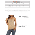 thumbnail image 7 of PrettyGuide Women's All Over Sequin Top Shimmer Strappy Camisole Sparkly Tank Tops Party Shirts, Small, 7 of 7