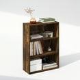 thumbnail image 5 of Furinno Simple Open Shelf, Bookcases, 3-Tier, Amber Pine, 5 of 6