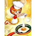 thumbnail image 1 of HOMFUN-pintura de diamante 5d Diy "elfo cocina niña", de imitación bordado de diamantes cuadrados, redondos, estilo punto de cruz, 1 of 4