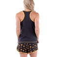 thumbnail image 2 of LazyOne Matching Pajamas for Women, Cute Pajama Shorts and Tank Top Set (Dream Under The Stars, Meduim), 2 of 7