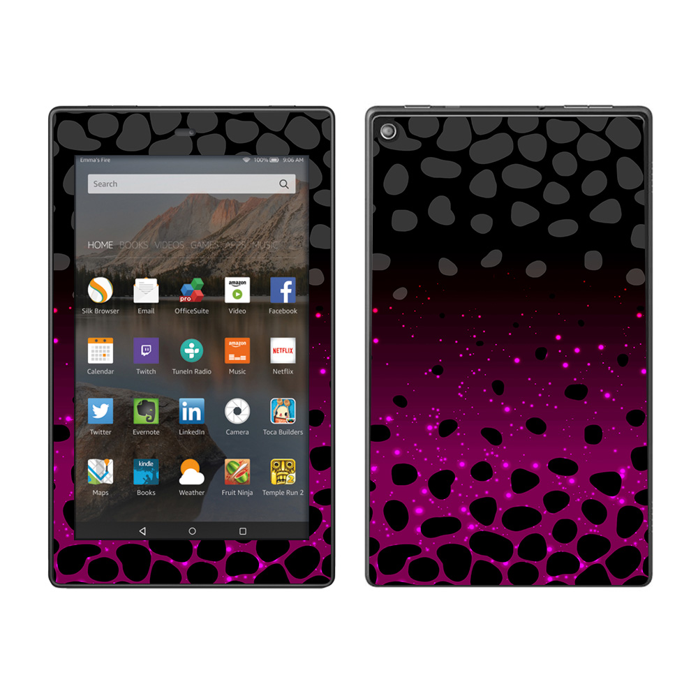 Skins Decals For Amazon Fire Hd 8 Tablet Spotted Pink Black Wallpaper Walmart Com