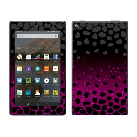 Skins Decals For Amazon Fire Hd 8 Tablet / Spotted Pink Black (The Best Full Hd Wallpapers)