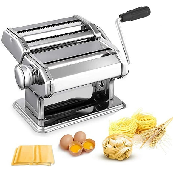 nipocaio Pasta Machine Stainless Steel Pasta Sheeter For