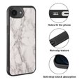 thumbnail image 2 of WIRESTER Shockproof Soft Rubber Cover Case for Apple iPhone 16e 6.1" 2025, Cream Stone Marble, 2 of 5