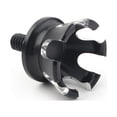thumbnail image 3 of NS Imperial Crown Style Rear Seat Bolt Tab Screw Mount Black+White Fit Harley 996+, 3 of 6