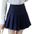 thumbnail image 7 of hirigin Female Skirt Solid Color High Waist Pleated Skirt Leisure Wear, 7 of 7