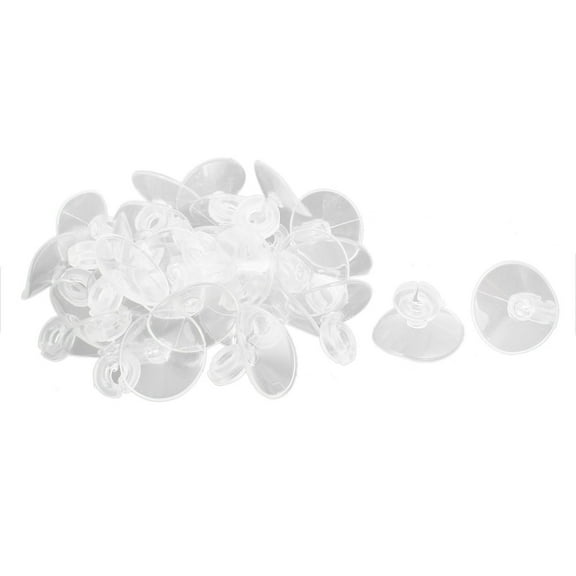 Unique Bargains Aquarium Sucker Suction Cup 6mm CO2 Airline Pipe Pump Tubing Tube Holder 30Pcs