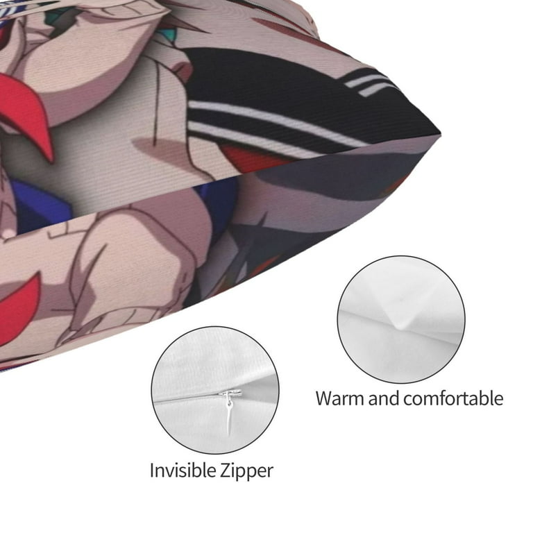 Himiko Toga My Hero Academia Pillowcase Cushion Pillow Covers With Hidden Zipper Pillow Case Decor For Bed Dorm Sofa Couch Car 16 x24 Walmart