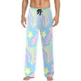 thumbnail image 2 of FREEAMG Star Cotton Pajama Pant for Men, Super Soft Lightweight Lounge Pajama Bottoms Drawstring Sleepwear Pant with 2 Pockets, 2 of 7