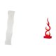 thumbnail image 1 of Pantalla abstracta de lámpara de fuego para sala de estar. Figura moderna de resina con forma de llama. Cubierta de lámpara de pie. Escultura. Adorno, 1 of 8