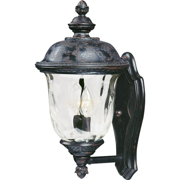 Maxim Carriage House VX Two Light 16-Inch Outdoor Wall Light - Oriental Bronze - 40422WGOB