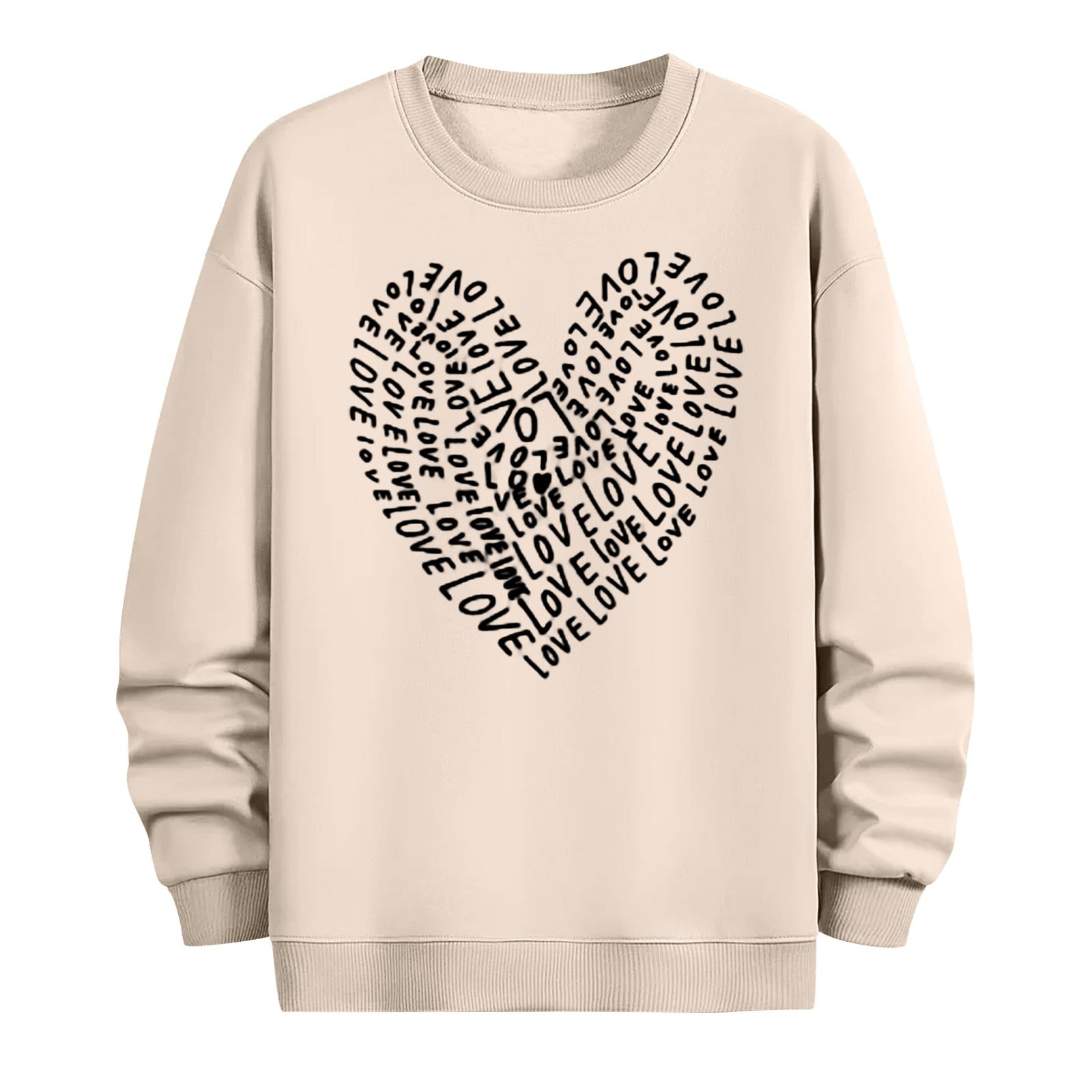 HYSFORM™ HEARTS CREWNECK SWEATSHIRT 2025 Jinhomg Mens Holiday Sweatshirt 2025 Trendy Valentine's Day Love