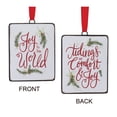 thumbnail image 5 of Melrose Double Sided Sentiment Christmas Ornaments - 5.25" - 1ct, 5 of 5
