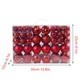 thumbnail image 3 of EGNMCR Christmas Ornaments 92-Pack Christmas Ball Ornaments Set, Shatterproof Christmas Bulbs, Hanging Decorations for Xmas Tree, Holiday, Party, Wedding, Christmas Decorations, 3 of 5