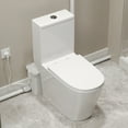 thumbnail image 2 of Macerating Toilet For Basement| 23Ft Vertical Sewage Lift, 700W Stainless Steel Grinder, Dual Odor Control System, 1.06/1.59 Gpf Dual Flush DV-1F340ZH006, 2 of 15