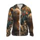 thumbnail image 1 of Balery Sunshine Butterfly Flower Bear Sudadera ligera de manga larga con capucha y protección solar UPF 50+ para hombre y mujer, ideal para pesca y running-Large, 1 of 7