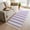 Purple, variant on Aqua Striped Kitchen Runner Rug 2'x4', Modern Farmhouse Blue White Stripes Washable Rug with Tassels, Non Slip Woven Cotton Bathroom Rugs Hallway Carpet for Foyer Bedroom Entry Back Door Decor