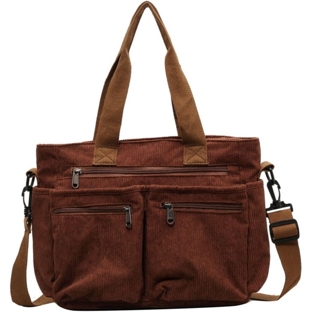 LHSHID Tote Bag Women Large Crossbody Bag Stylish Handbag for Women Corduroy/Canvas Hobo Bag Fashion shoulder Bag Purse