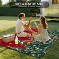 thumbnail image 5 of Fsddascl Red Christmas Outdoor Rug for Patio/Deck/Porch, Non-Slip Large Area Rug 6 x 9 Ft, Snowflake Xmas Christmas Tree Indoor Outdoor Rugs Washable Area Rugs, Reversible Camping Rug Carpet Runner, 5 of 5
