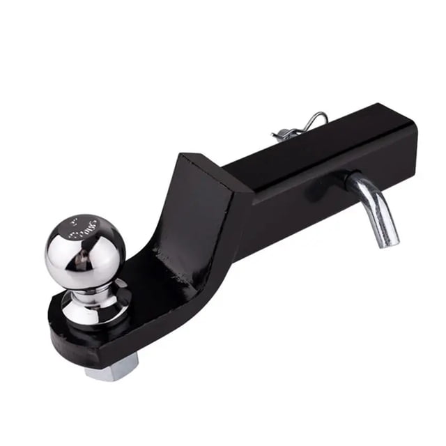 2 Inch Towbar Tongue Ball Mount With Towball And Hitch Pin RV Parts Car Camper Accessories Caravan Components ,Weatherproof Double Locking Hitch Pin