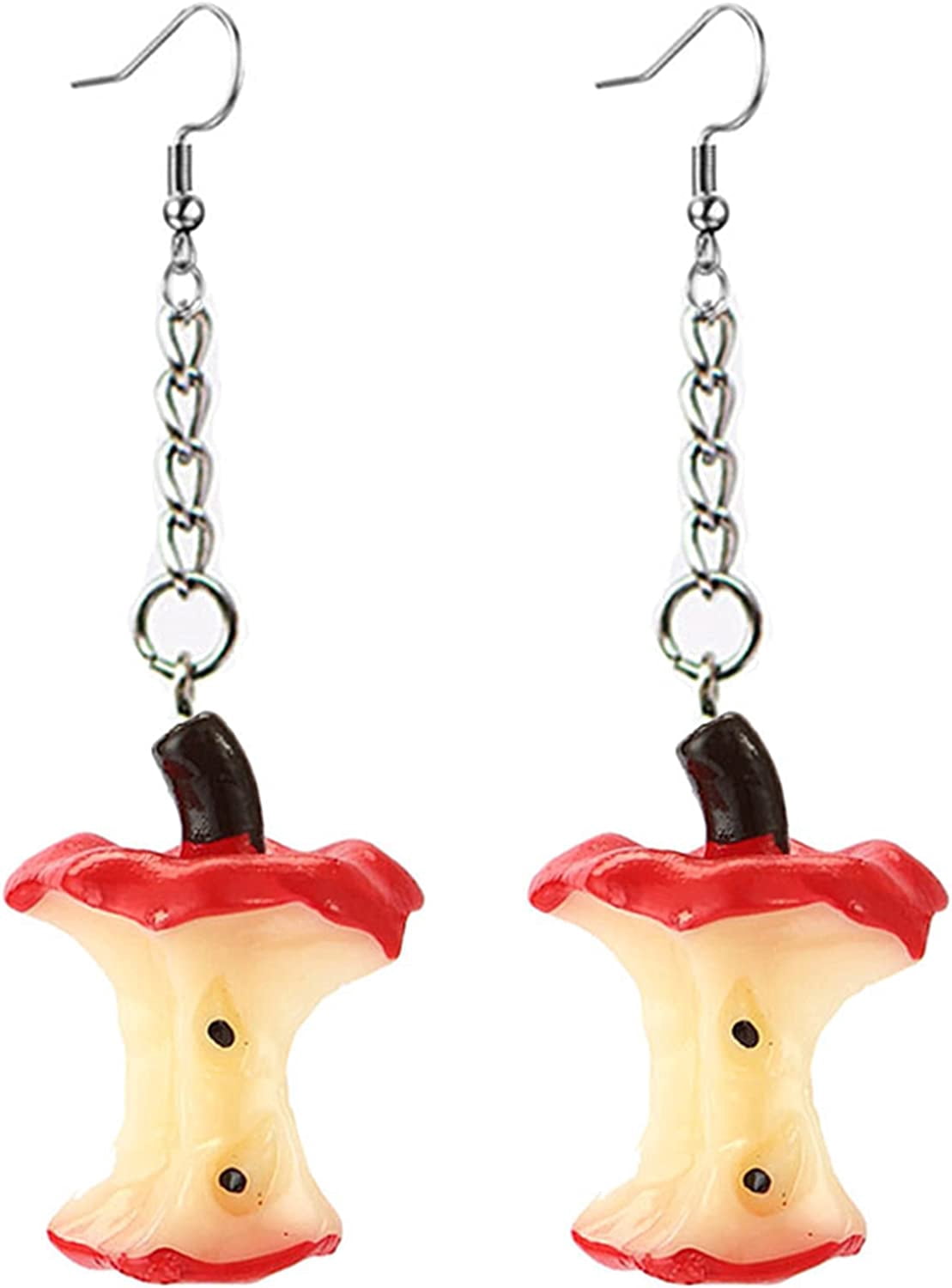 QUPENGXU Handmade Crayfish Earrings - Fun Simulation River Shrimp Dangle Drop Statement Earrings For Women