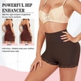 thumbnail image 3 of Women Butt Lifter Panties Padded Shapewear Hip Enhancer Pads Shorts Seamless Underwear Tummy Control Boyshorts, 3 of 6