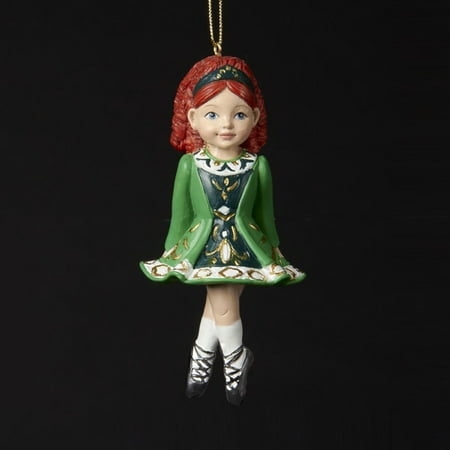 Girl 2 Ornament - Kurt Adler Irish Girl Dancer Ornament