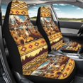 thumbnail image 4 of XYZCANDO Deer Sunflower Print Car Seat Covers for Woman Elastic Car Front Seat Covers Anti-Scratch Easy Install, for Vehicle Truck Sedan, 4 of 10
