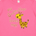 thumbnail image 4 of Inktastic My Godmother Loves me- cute giraffe Boys or Girls Baby T-Shirt, 4 of 5