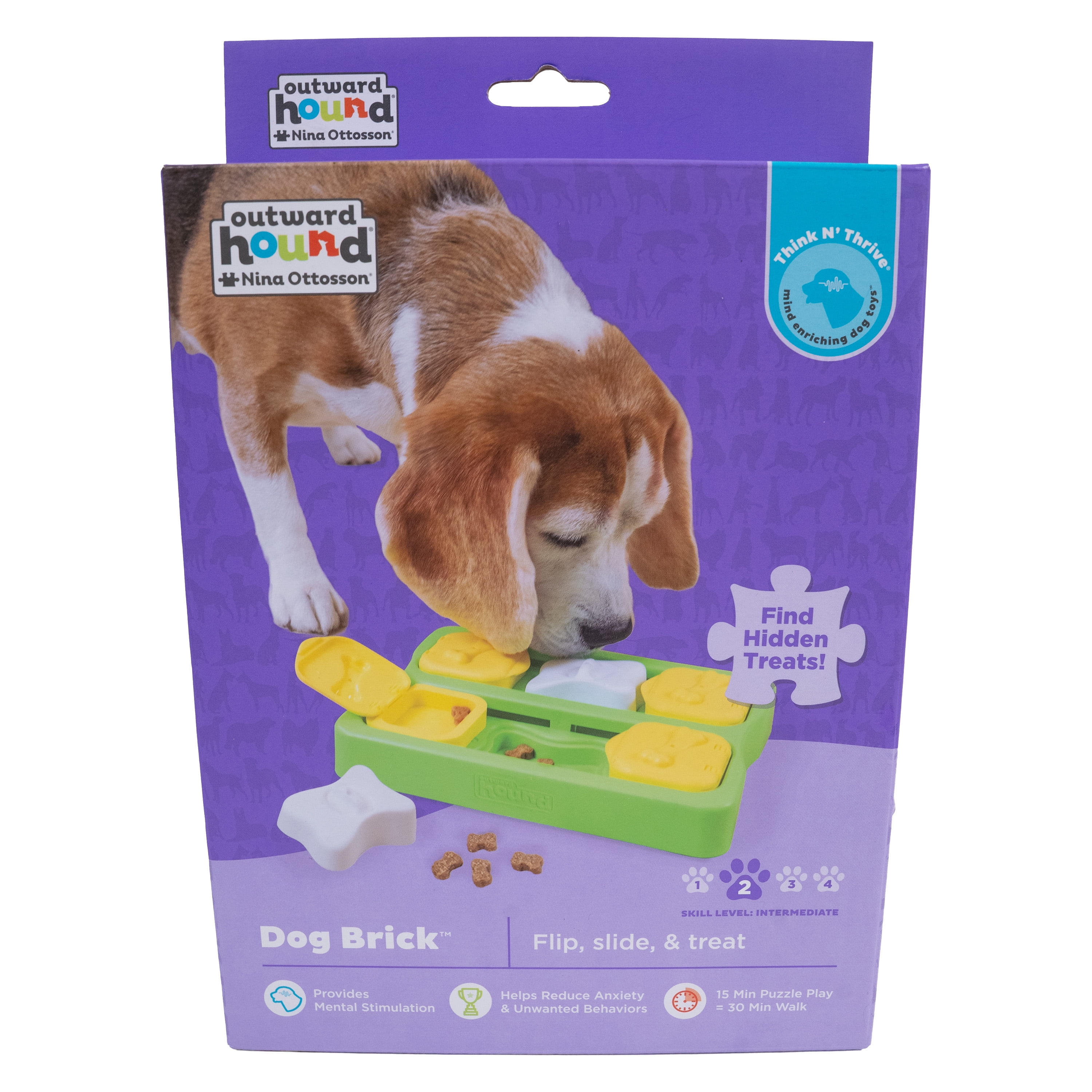 Outward Hound by Nina Ottosson Dog Brick Dog Puzzle Interactive