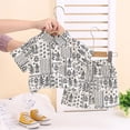 thumbnail image 2 of Baby Boys Girls Pajamas Sleepwear Set Hawaiian Crew Neck Tee Shorts 2-3 Y 3-4 Y 4-5 Y Premium Cotton Tagless Design Outdoor Fun Machine Washable (4-5 Years,White), 2 of 5