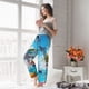 thumbnail image 5 of Fotbe Astronaut Tropical Dolphin Pantalones de Pijama para Mujer, Pantalones de Dormir, Pantalones Pj con Cordón y Bolsillos-XX-Large, 5 of 6