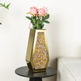 thumbnail image 5 of SHYFOY Gold Crushed Diamond Flower Vase – Tall Rhinestone Crystal Glass Vase for Centerpieces & Home Decor – Not for Water, 5 of 8