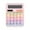Multicolor D, variant on WKSCLPAI Solar Scientific Calculator, Portable Mini Desktop Calculator, Basic Standard Calculators with 12-Digit LCD Display, Stylish Dopamine Colorway, Multicolor D