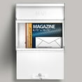 thumbnail image 3 of Mail Boss 7169 Metro Locking Security Wall Mount Mailbox Alpine White, 3 of 5