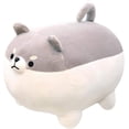 thumbnail image 1 of Almohada DE Peluche MACHAO Shiba Inu 15,7 pulgadas Gris, 1 of 5